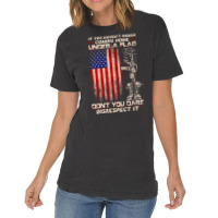 If You Haven't Risked Coming Home Under A American Flag Sweatshirt Vintage T-shirt | Artistshot