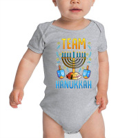 Team Hanukkah Jewish Festival Of Lights Funny Hebrew Holiday T Shirt Baby Bodysuit | Artistshot