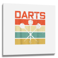 Vintage Darts T Shirt Dart Board Sports Bar Gift T Shir T Shirt Metal Print Square | Artistshot