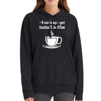 Linux Sudo Aptget Install Coffee Vintage Hoodie | Artistshot