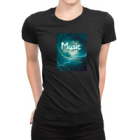 Thunder Of Music Ladies Fitted T-shirt | Artistshot