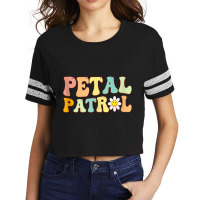 Groovy Petal Patrol Daisy Flower For Bridesmaid Proposal Tank Top Scorecard Crop Tee | Artistshot