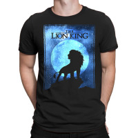 The Funny Lion And King Simba Night Sky Silhouette T-shirt | Artistshot