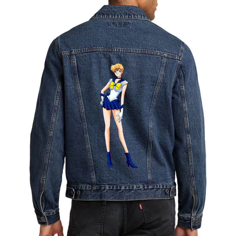 Sailor Uranus Men Denim Jacket by cm-arts | Artistshot