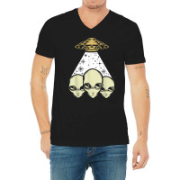 Ufo Abduction Cryptid Lover Unidentified Flying Object T Shirt V-neck Tee | Artistshot