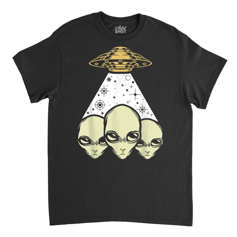 Ufo Abduction Cryptid Lover Unidentified Flying Object T Shirt Classic T-shirt | Artistshot