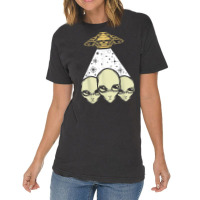 Ufo Abduction Cryptid Lover Unidentified Flying Object T Shirt Vintage T-shirt | Artistshot