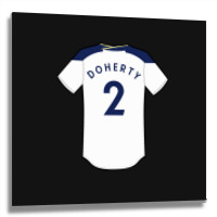 Matt Doherty Jersey Zipped Metal Print Square | Artistshot