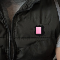 Preppy, Pink, Aesthetic, Gingham, Preppy Aesthetic Graphic Shield Patch | Artistshot