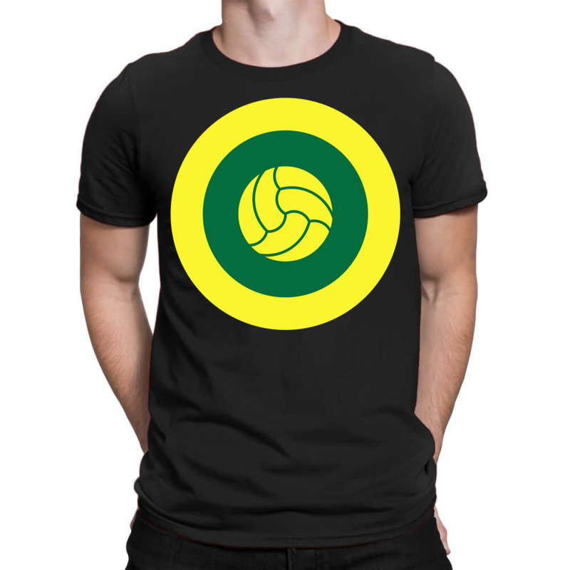 Yellow And Green Football Colours Classic T-shirt | Artistshot