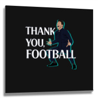 Mauricio Pochettino Thank You Football Essential Metal Print Square | Artistshot