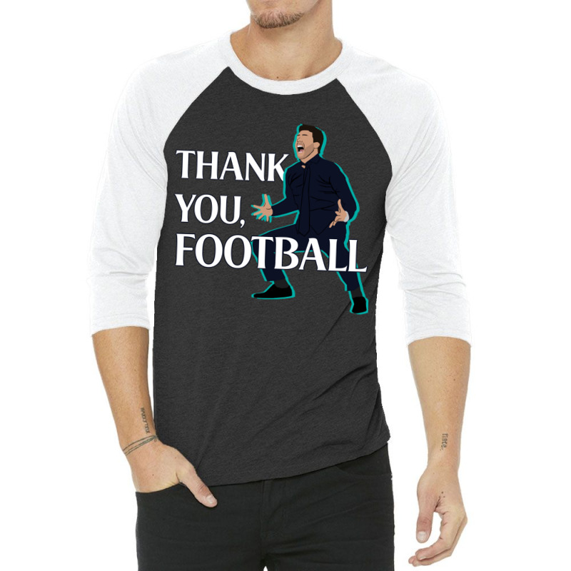 Mauricio Pochettino Thank You Football Essential 3/4 Sleeve Shirt | Artistshot