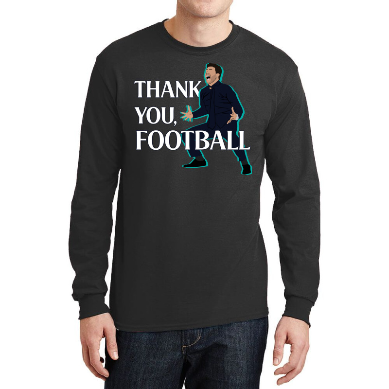 Mauricio Pochettino Thank You Football Essential Long Sleeve Shirts | Artistshot