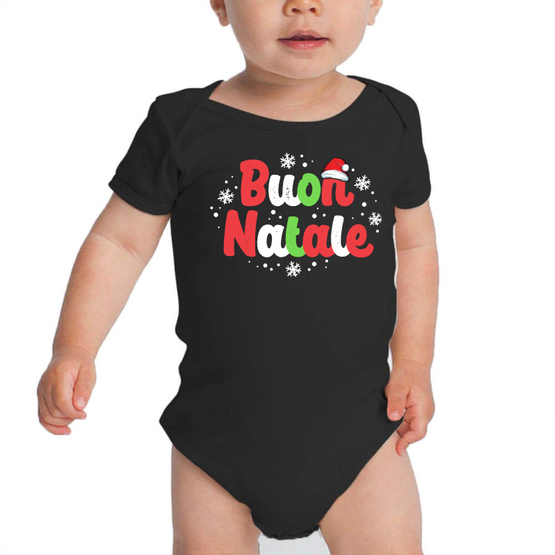 Buon Natale Italy Pride Xmas Holiday Italian Christmas Sweatshirt Baby Bodysuit by cm-arts | Artistshot