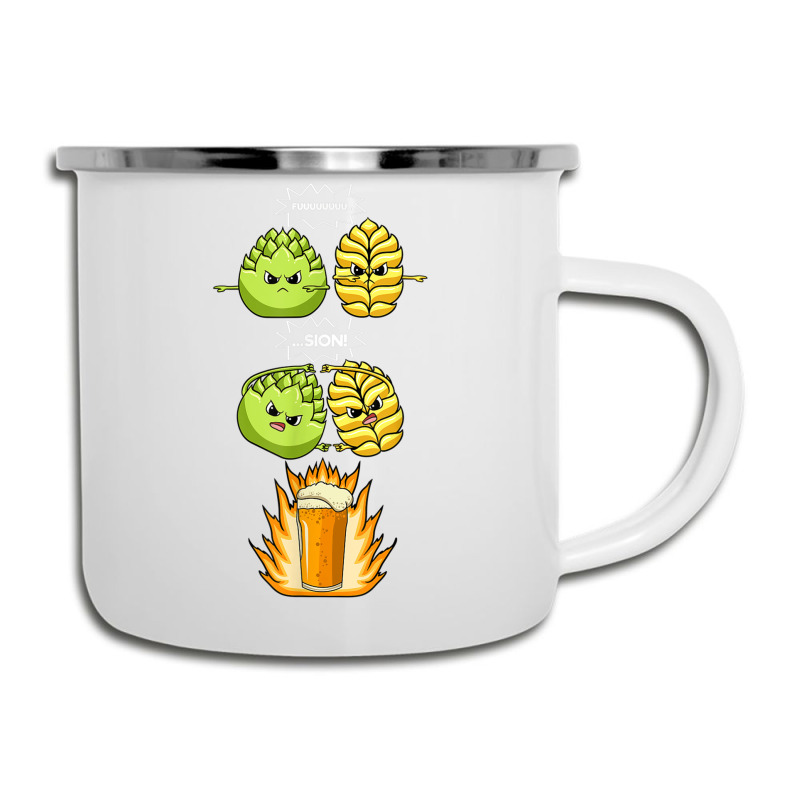 Beer Fusion Barley Malt And Hops Funny Beer Drinking Camper Cup | Artistshot