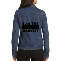 Retro I Am The Harvest Awesome For Movie Fan Ladies Denim Jacket | Artistshot