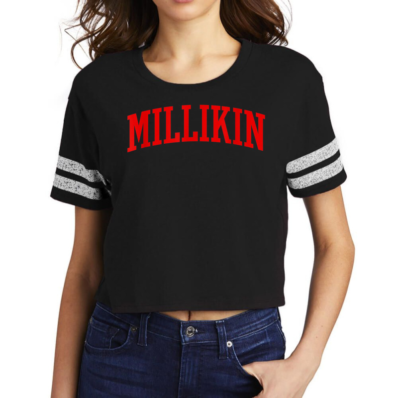 Millikin Arch Vintage Retro University Style T Shirt Scorecard Crop Tee by cm-arts | Artistshot