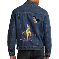 Vintage Aladdinss Jasmines Graphic Men Denim Jacket | Artistshot