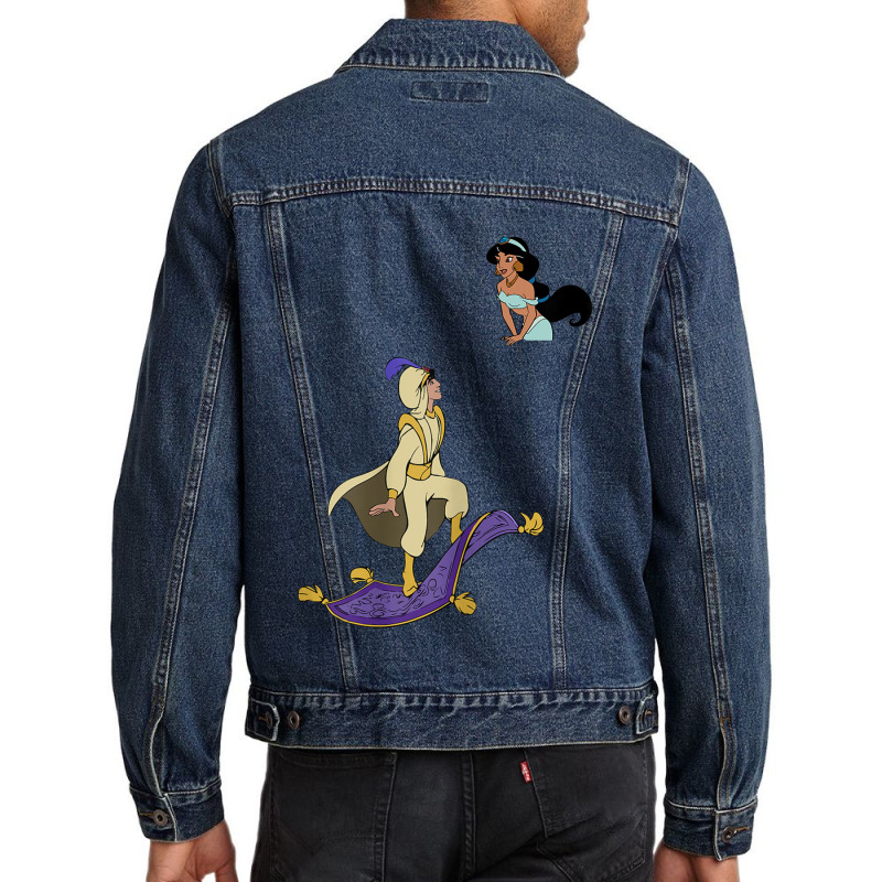 Vintage Aladdinss Jasmines Graphic Men Denim Jacket | Artistshot