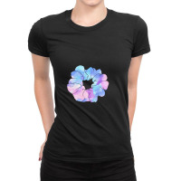 Watercolor Scrunchie Whistlin Diesel Ladies Fitted T-shirt | Artistshot