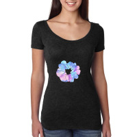 Watercolor Scrunchie Whistlin Diesel Women's Triblend Scoop T-shirt | Artistshot