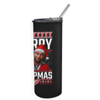 Merry Kloppmas Jurgen Klopp Lfc Christmas Design Classic Skinny Tumbler | Artistshot