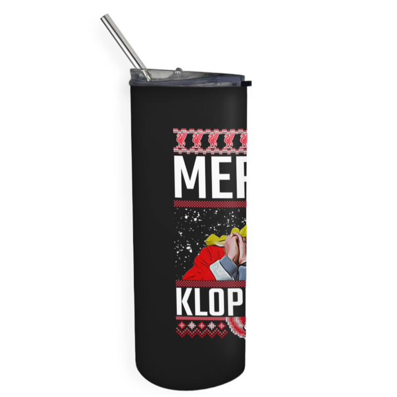 Merry Kloppmas Jurgen Klopp Lfc Christmas Design Classic Skinny Tumbler | Artistshot