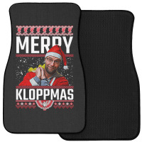 Merry Kloppmas Jurgen Klopp Lfc Christmas Design Classic Front Car Mat | Artistshot