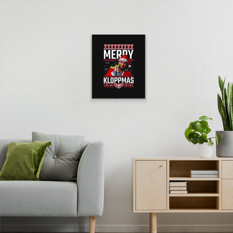 Merry Kloppmas Jurgen Klopp Lfc Christmas Design Classic Metal Print Vertical | Artistshot