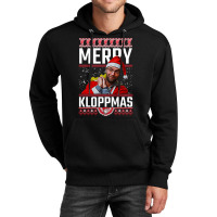 Merry Kloppmas Jurgen Klopp Lfc Christmas Design Classic Unisex Hoodie | Artistshot