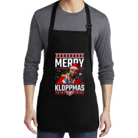 Merry Kloppmas Jurgen Klopp Lfc Christmas Design Classic Medium-length Apron | Artistshot