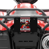 Merry Kloppmas Jurgen Klopp Lfc Christmas Design Classic Atv License Plate | Artistshot