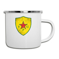 Ypg Peoples Protection Units Distressed Camper Cup | Artistshot