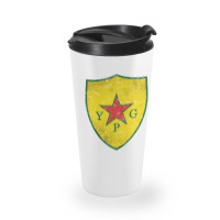 Ypg Peoples Protection Units Distressed Travel Mug | Artistshot