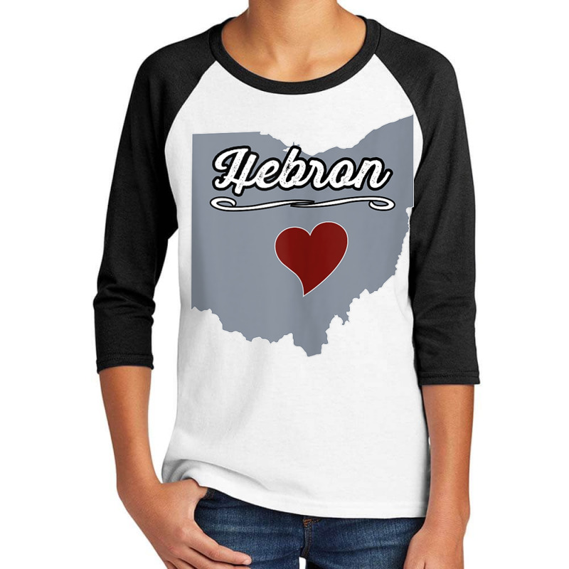 Hebron   Ohio  Oh City State Usa   Cute Souvenir   Tank Top Youth 3/4 Sleeve by cm-arts | Artistshot