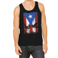 Cock Fight Gallos Gallero Fighting Rooster Puerto Rico Flag Tank Top | Artistshot