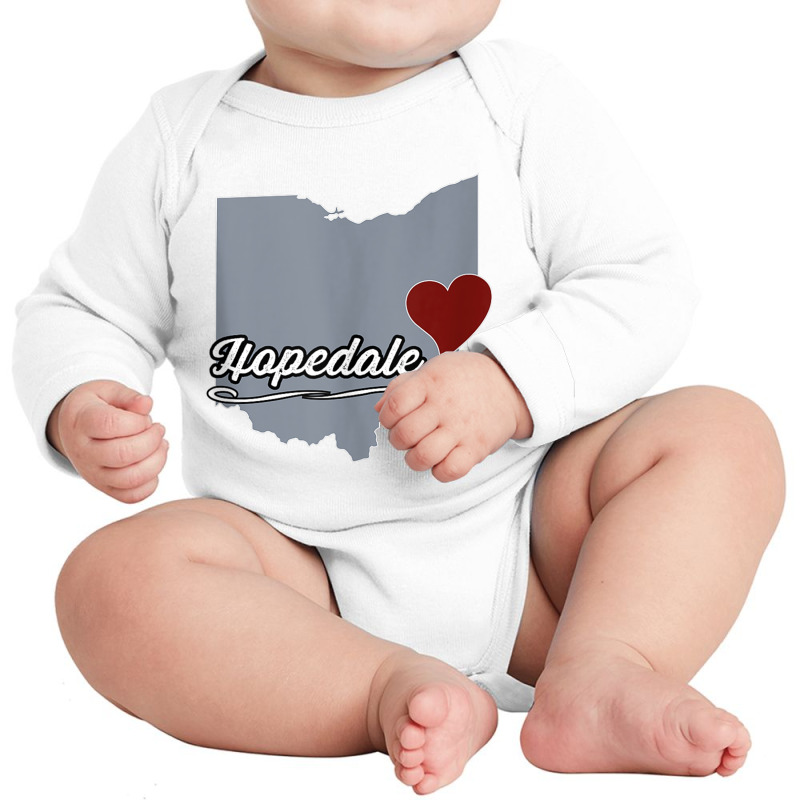 Hopedale   Ohio  Oh City State Usa   Cute Souvenir   Tank Top Long Sleeve Baby Bodysuit by cm-arts | Artistshot