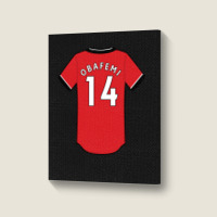 Michael Obafemi Jersey Classic Portrait Canvas Print | Artistshot