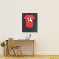 Michael Obafemi Jersey Classic Portrait Canvas Print | Artistshot