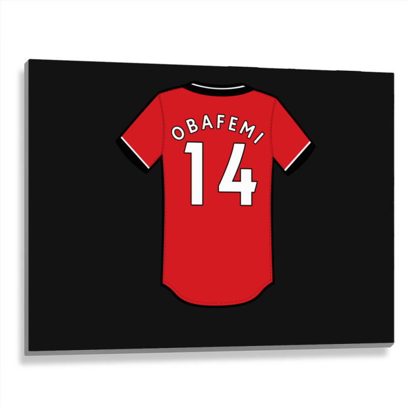 Michael Obafemi Jersey Classic Metal Print Horizontal | Artistshot