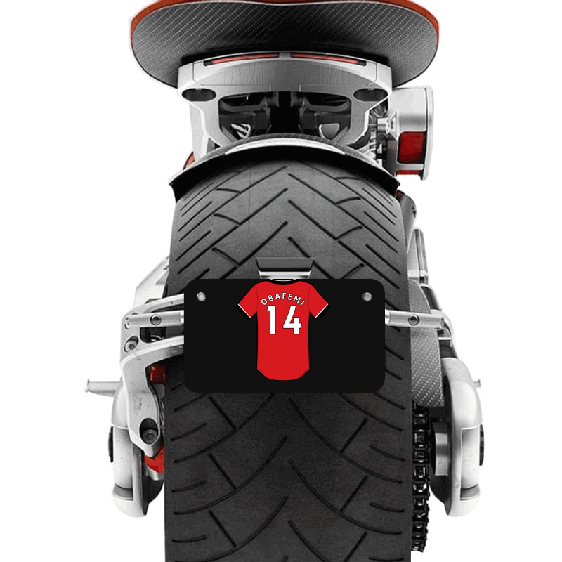 Michael Obafemi Jersey Classic Motorcycle License Plate | Artistshot