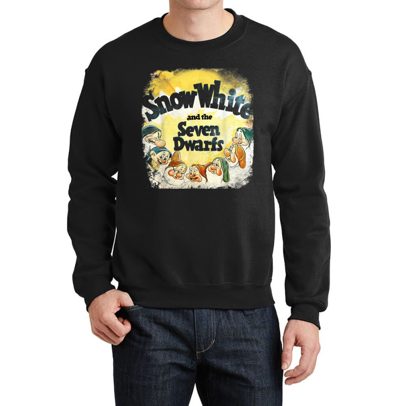 Snow White And The Seven Dwarfs Classic Poster Crewneck Sweatshirt | Artistshot