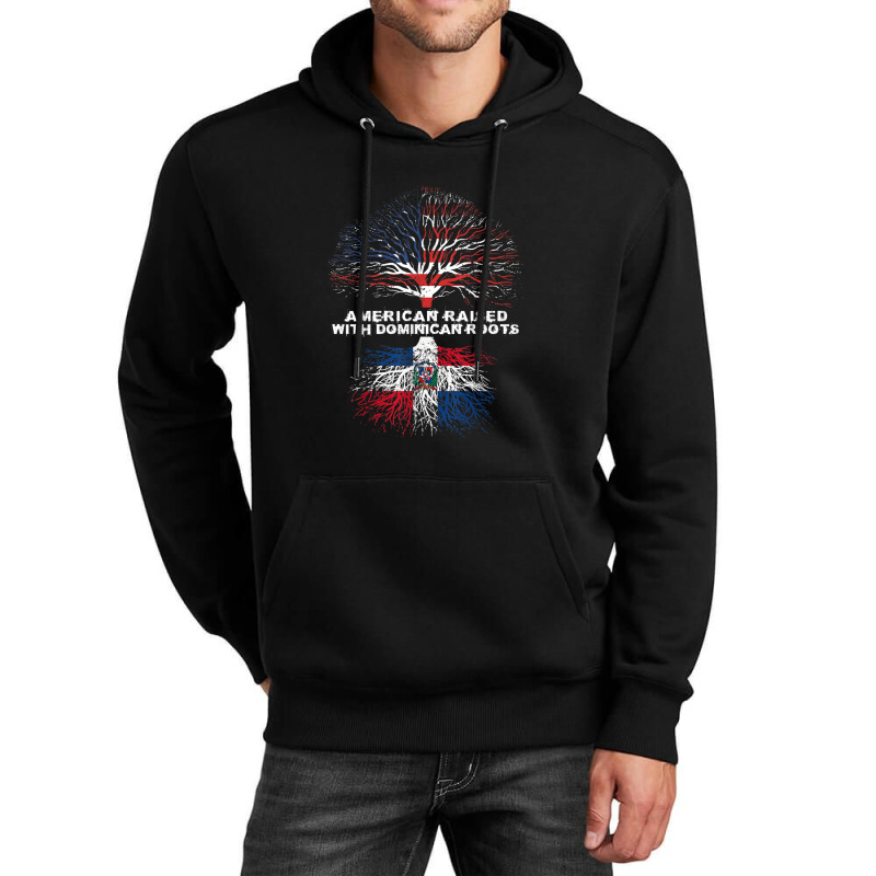 American Raised With Dominican Roots Republic Unisex Hoodie by Joan Lambert Tritten | Artistshot