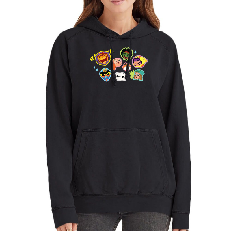 Big Heros 6 Baymax And Hiro Superheroses Kawaii Vintage Hoodie | Artistshot