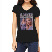 Day Gift For Florence Pugh 90s Vintage Gifts For Music Fans Women's V-neck T-shirt | Artistshot