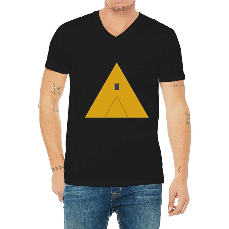 Temple V-Neck Tee by cm-arts | Artistshot