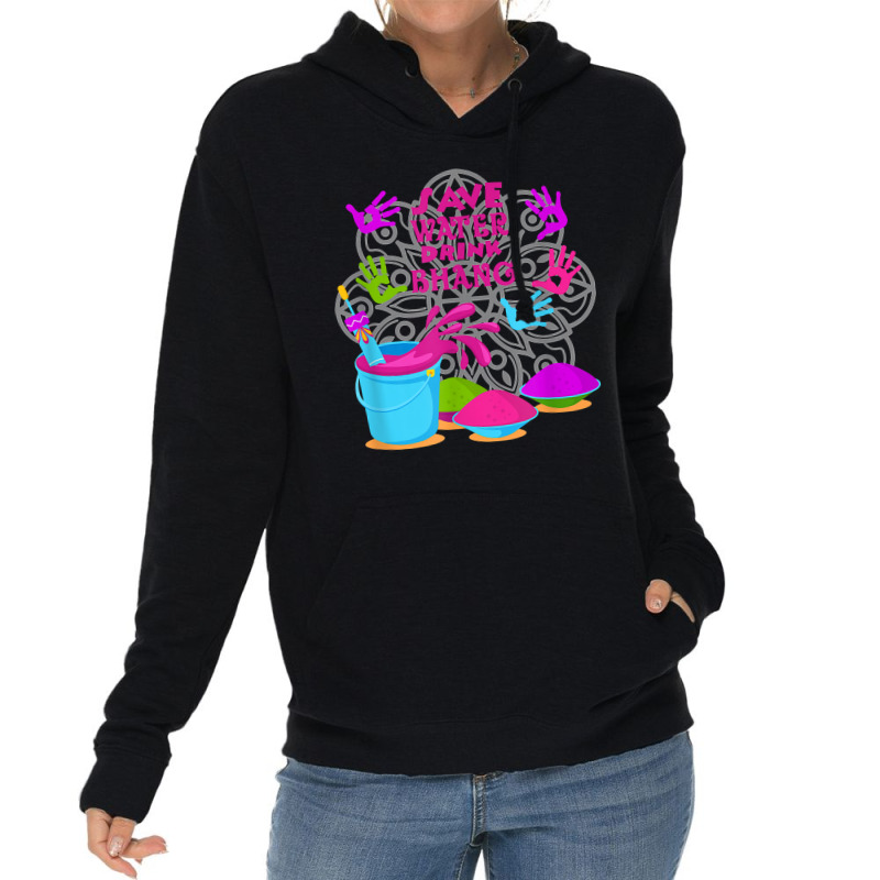 Save W.ater Drink Bhang Funny Holi Lightweight Hoodie | Artistshot