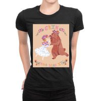 Grin And Bear It Ladies Fitted T-shirt | Artistshot