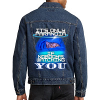 It's Only Paranoia... Classic Men Denim Jacket | Artistshot