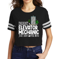 Instant Elevator Mechanic Just Add Coffee Mug Elevator Love T Shirt Scorecard Crop Tee | Artistshot